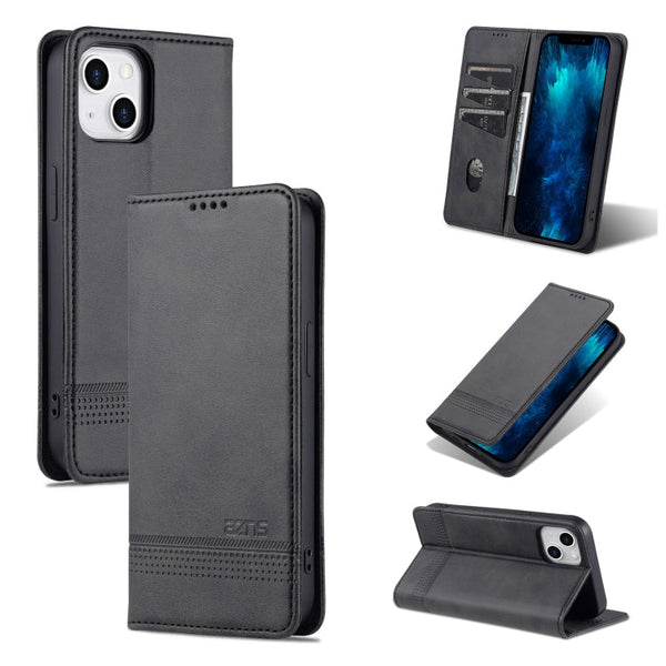 AZNS Magnetic Calf Texture Flip Leather Phone Case