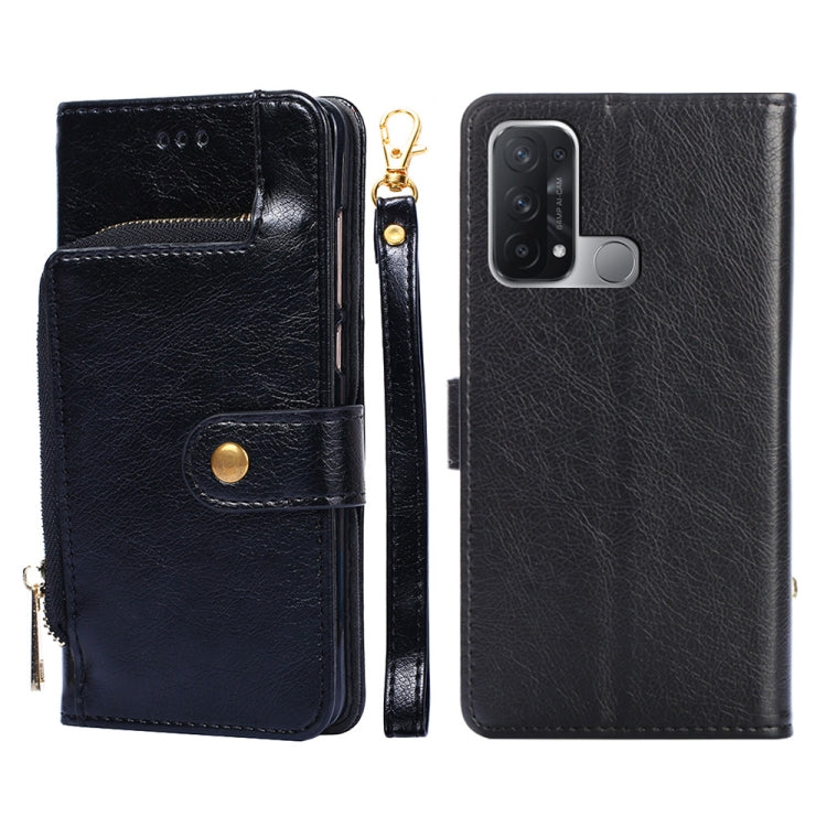 Zipper Bag PU + TPU Horizontal Flip Leather Phone Case, For OPPO Reno5 A, For OPPO Reno6 4G, For OPPO Reno8 5G, For OPPO Reno8 Pro 5G, For OPPO Reno8 Pro+ 5G, For OPPO Realme GT Master/Q3 Pro Carnival