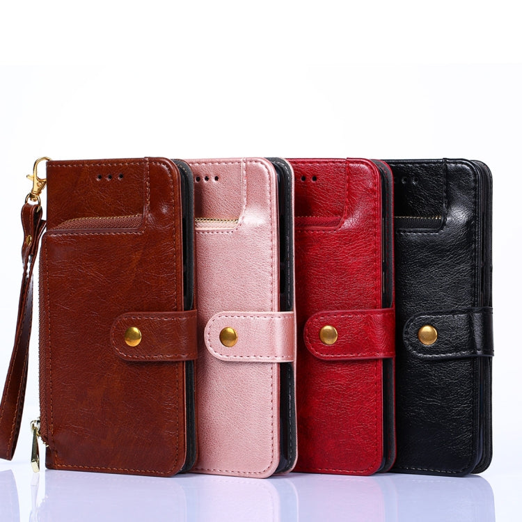 Zipper Bag PU + TPU Horizontal Flip Leather Phone Case, For vivo X70 Pro, For vivo X70 Pro+, For vivo Y15s Global Version, For vivo Y21/Y21s/Y33s