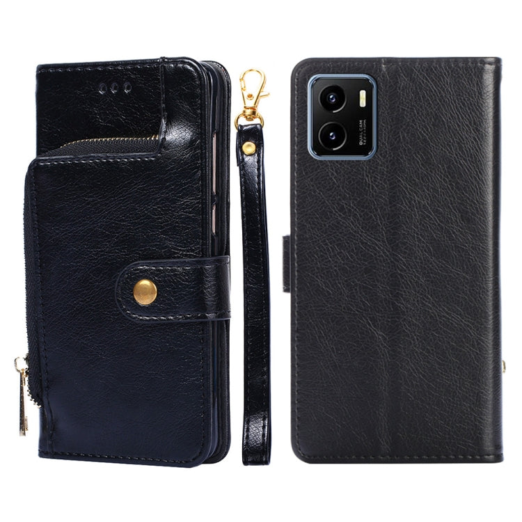 Zipper Bag PU + TPU Horizontal Flip Leather Phone Case, For vivo X70 Pro, For vivo X70 Pro+, For vivo Y15s Global Version, For vivo Y21/Y21s/Y33s