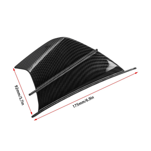 Motorcycle Winglet Aerodynamic Wing Kit Spoiler, Glossy Carbon, Matte Carbon, Forged Texture