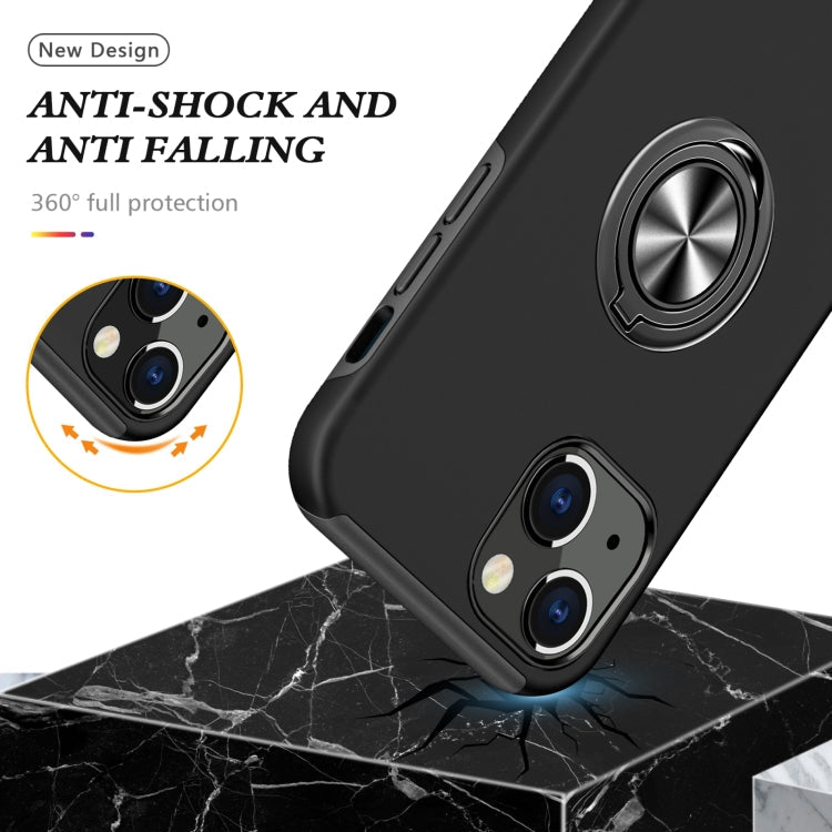 Magnetic Ring Kickstand Shockproof Phone Case, For iPhone 14 Pro Max