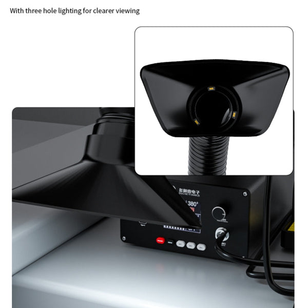 D-201 2 in 1 Intelligent Constant Temperature Soldering Iron With Solder Smoking Absorber Tool,