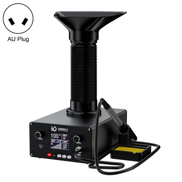 D-201 2 in 1 Intelligent Constant Temperature Soldering Iron With Solder Smoking Absorber Tool,