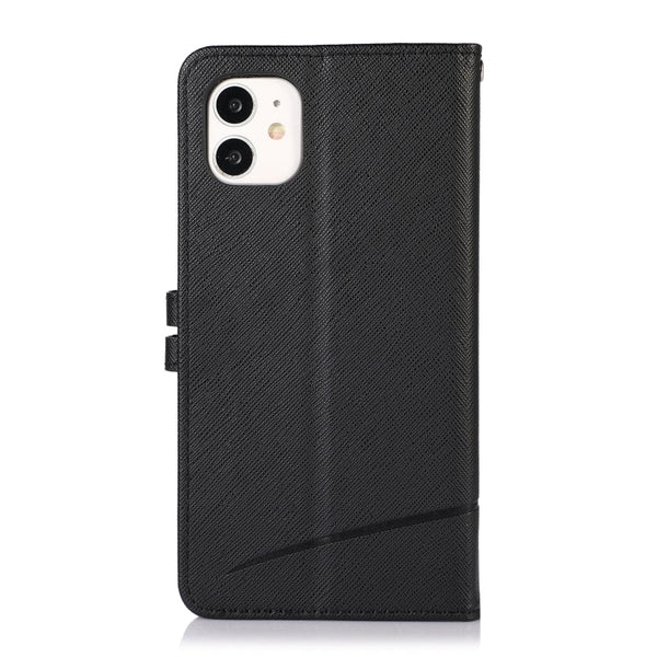 Cross Texture Horizontal Flip Leather Phone Case, For iPhone 11