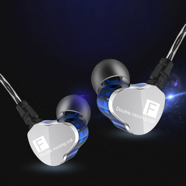 QKZ F910 In-Ear Subwoofer Dual Dynamic Earphone