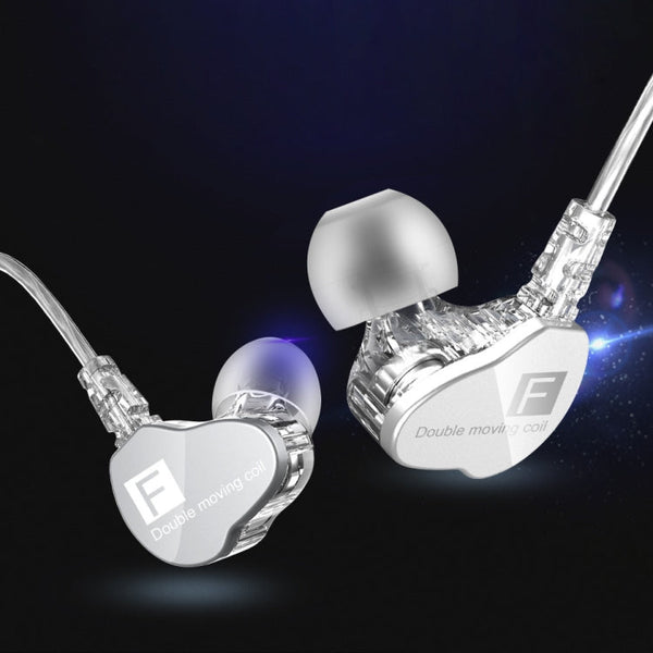 QKZ F910 In-Ear Subwoofer Dual Dynamic Earphone