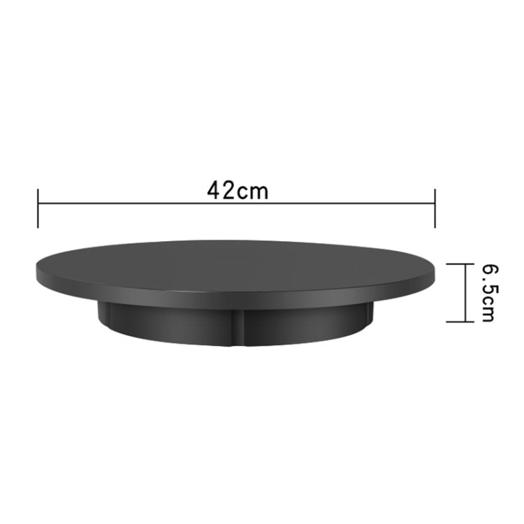 42cm Charging Rotating Display Stand Video Shooting Turntable, Load: 100kg