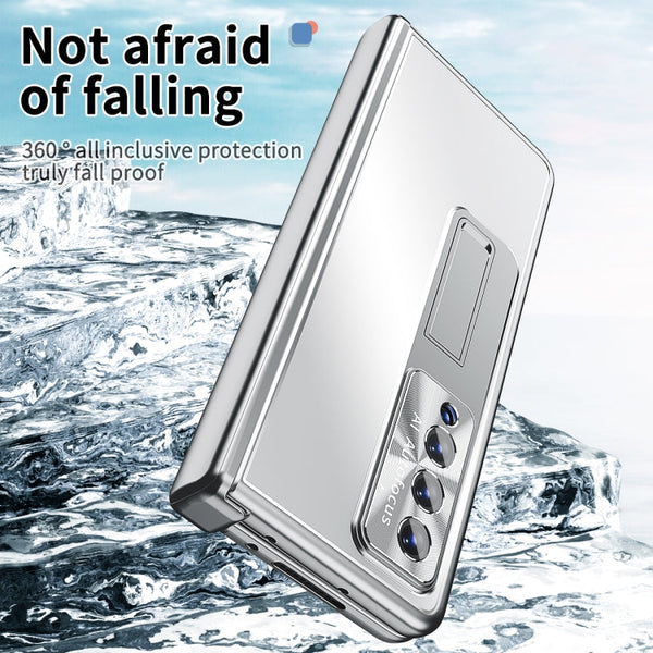 Aluminum Alloy Double Hinge Shockproof Phone Protective Case