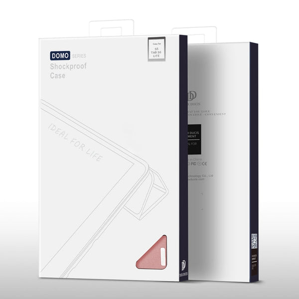 DUX DUCIS Domo Series Horizontal Flip Magnetic PU Leather Case with Three-folding Holder & Pen Slot, For Galaxy Tab S6 Lite 10.4 inch