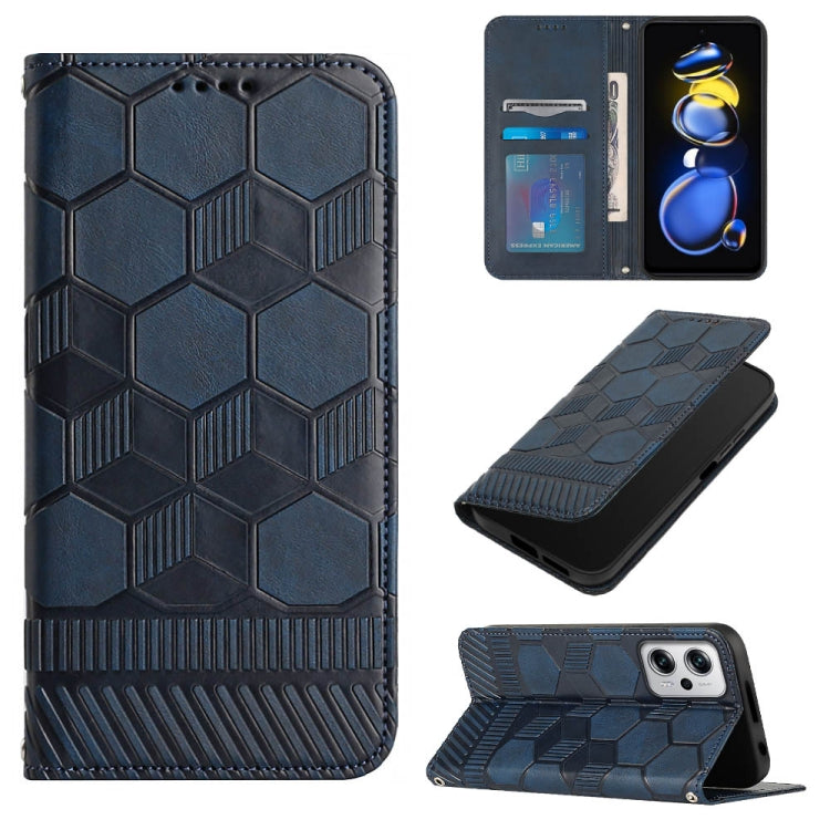 Football Texture Magnetic Leather Flip Phone Case, For Xiaomi Redmi Note 11T Pro, For Xiaomi Poco M4 5G, For Xiaomi Poco M4 Pro 4G, For Xiaomi Poco M4 Pro 5G