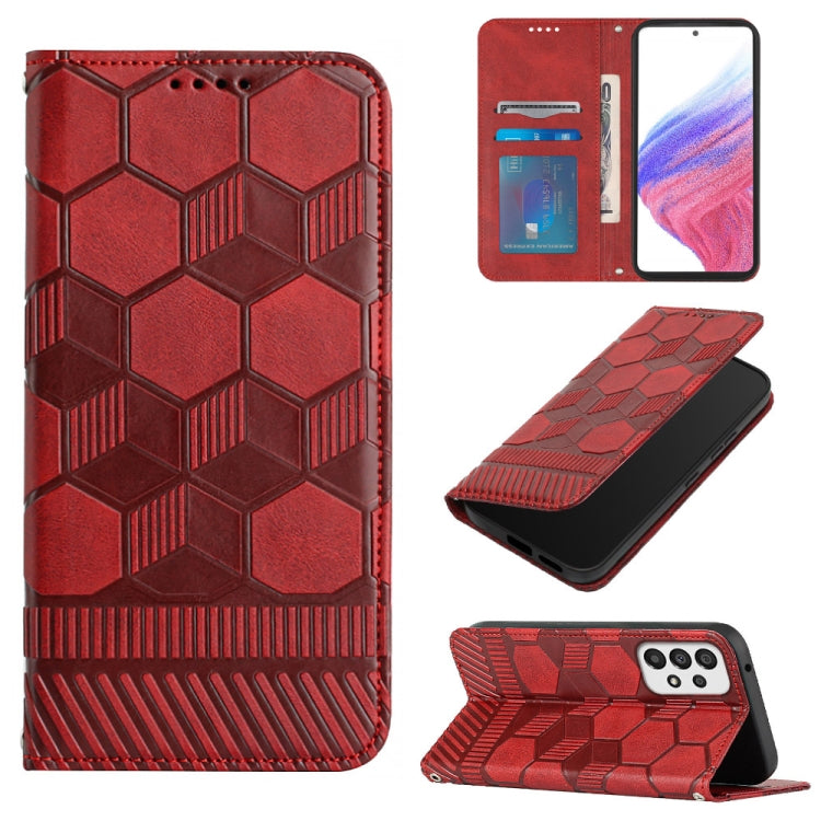 Football Texture Magnetic Leather Flip Phone Case, For Samsung Galaxy A23 5G, For Samsung Galaxy A33 5G, For Samsung Galaxy A53 5G, For Samsung Galaxy A73 5G