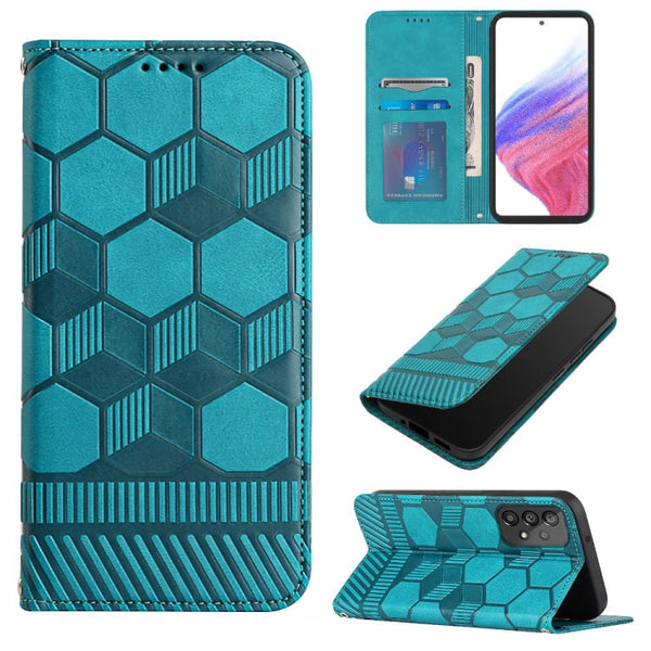 Football Texture Magnetic Leather Flip Phone Case, For Samsung Galaxy A23 5G, For Samsung Galaxy A33 5G, For Samsung Galaxy A53 5G, For Samsung Galaxy A73 5G