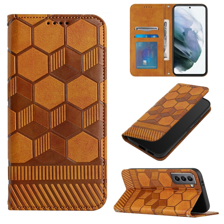 Football Texture Magnetic Leather Flip Phone Case, For Samsung Galaxy S20 FE 2022 / S20 FE 5G&4G / S20 Lite / S20 Fan Edition, For Samsung Galaxy S21 5G, For Samsung Galaxy S21+ 5G, For Samsung Galaxy S21 Ultra 5G