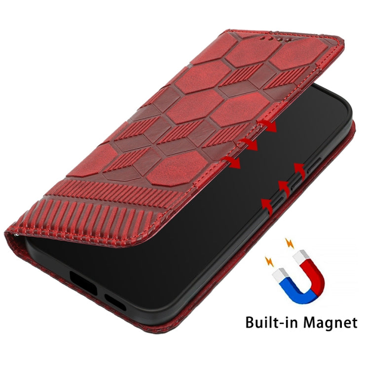 Football Texture Magnetic Leather Flip Phone Case, For Samsung Galaxy S21 FE, For Samsung Galaxy S22 5G, For Samsung Galaxy S22+ 5G, For Samsung Galaxy S22 Ultra 5G