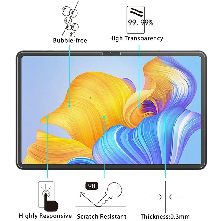 9H 0.3mm Explosion-proof Tempered Glass Film, For Honor Pad 8 / Oukitel OT5S (1pc)