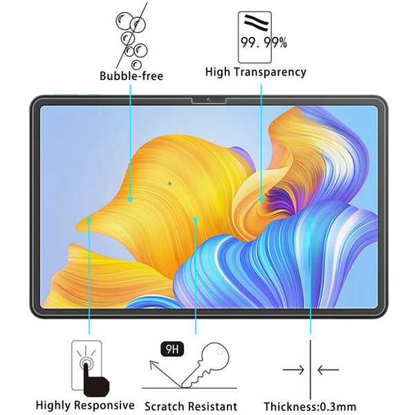 9H 0.3mm Explosion-proof Tempered Glass Film, For Honor Pad 8 / Oukitel OT5S (1pc)