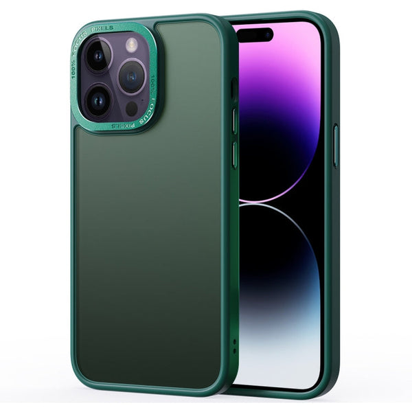 Gold Version Frosted Back Shockproof Phone Case, For iPhone 14 Pro, For iPhone 14 Pro Max