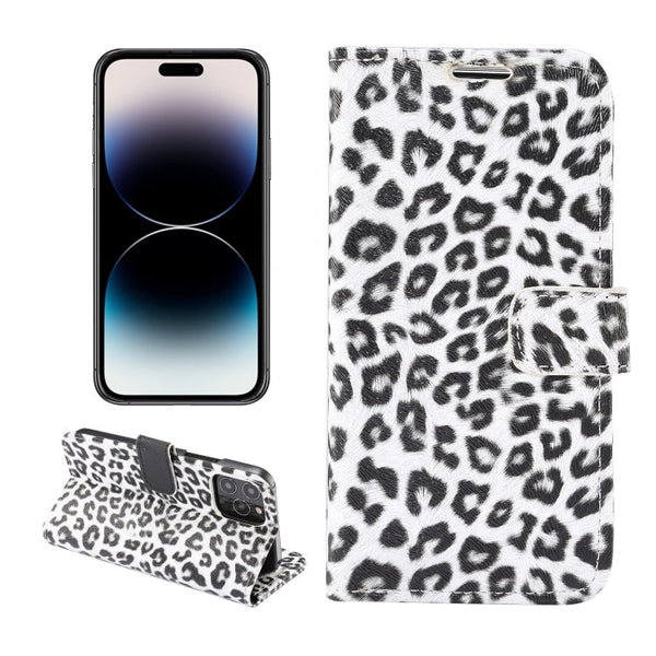 Leopard Pattern Horizontal Flip Leather Phone Case
