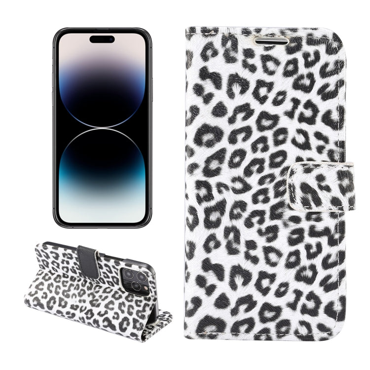 Leopard Pattern Horizontal Flip Leather Phone Case