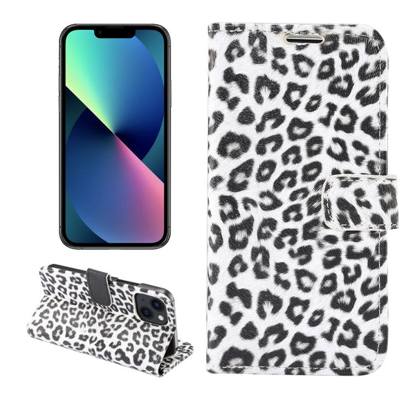 Leopard Pattern Horizontal Flip Leather Phone Case