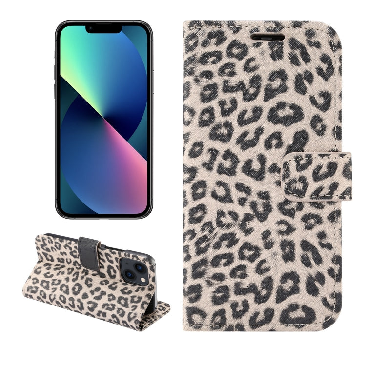 Leopard Pattern Horizontal Flip Leather Phone Case