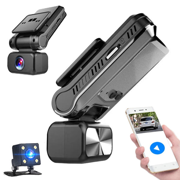 Dual Camera HD Night Vision WiFi Car Dash Cam Driving Recorder