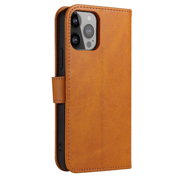 Calf Texture Buckle Flip Leather Phone Case