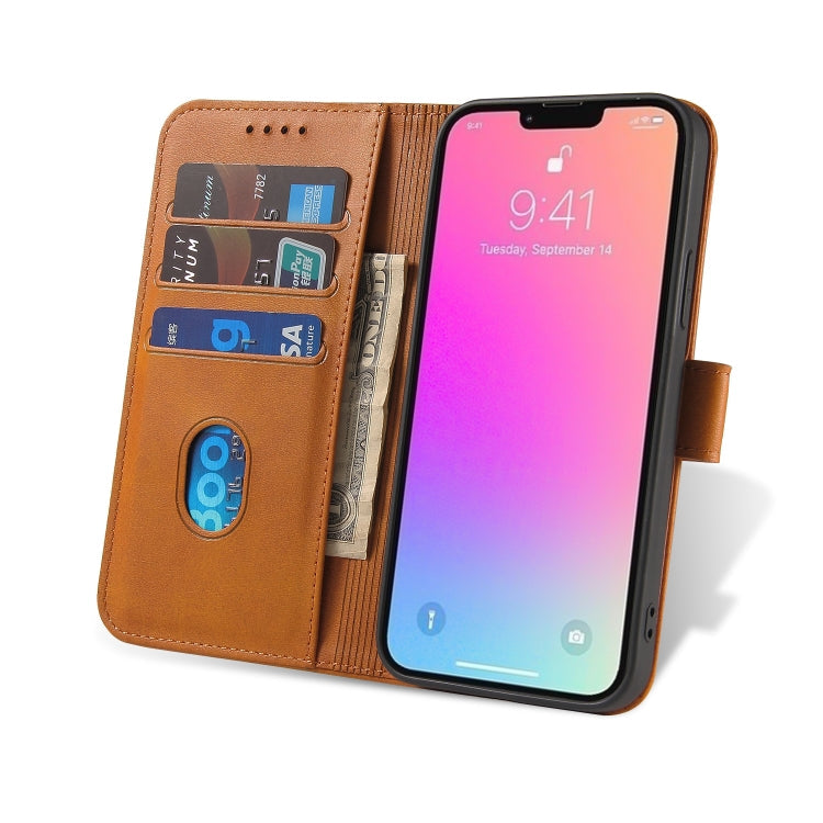 Calf Texture Buckle Flip Leather Phone Case