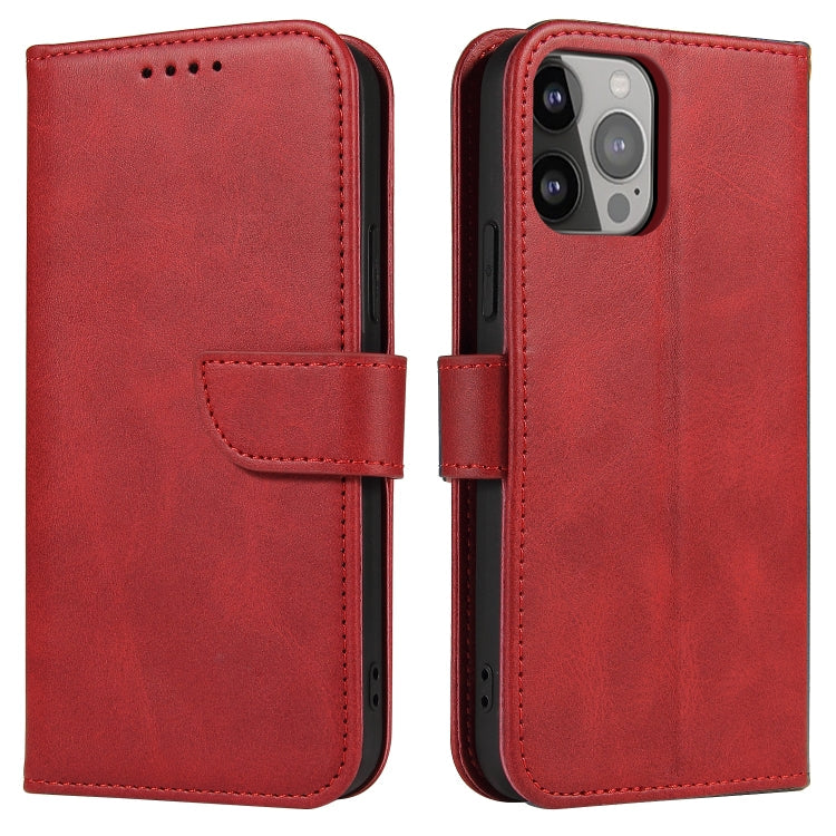 Calf Texture Buckle Flip Leather Phone Case