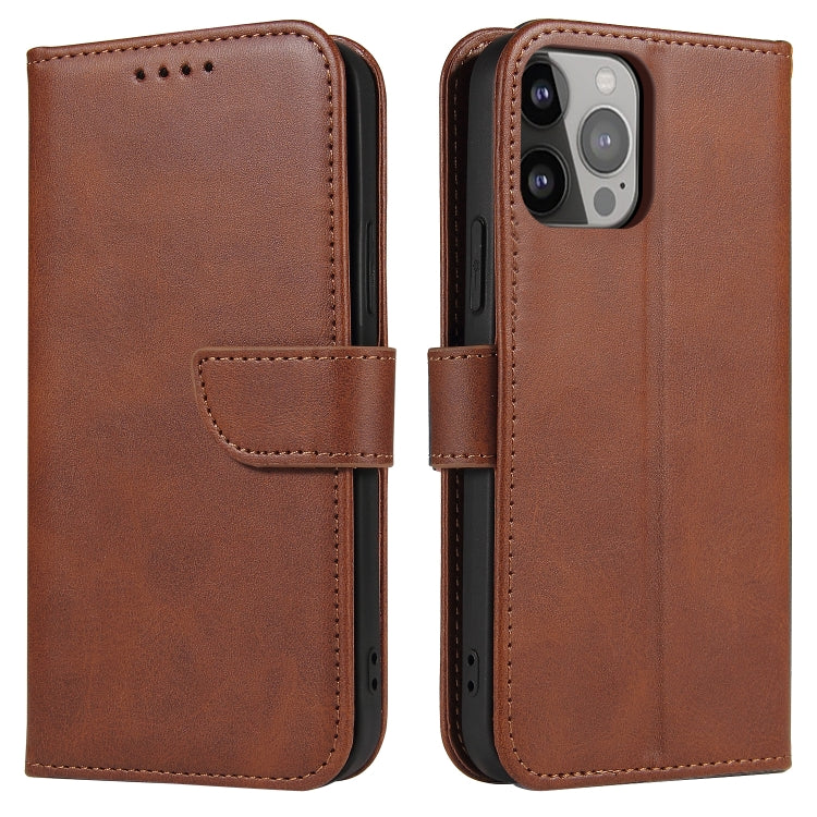 Calf Texture Buckle Flip Leather Phone Case