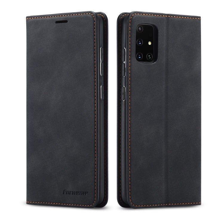 Forwenw Dream Series Oil Edge Strong Magnetism Horizontal Flip Leather Case with Holder & Card Slots & Wallet & Photo Frame, For Galaxy A51, For Galaxy A71, For Xiaomi Redmi Note 8 Pro, For Xiaomi Redmi Note 8, For Galaxy S20, For Galaxy S20 Plus