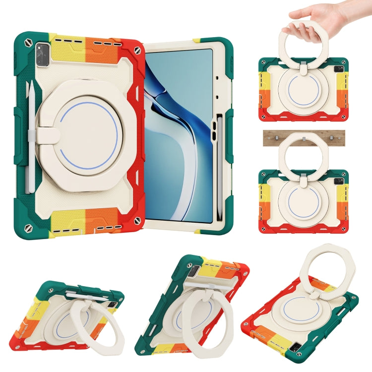 Armor Contrast Color Silicone + PC Tablet Case