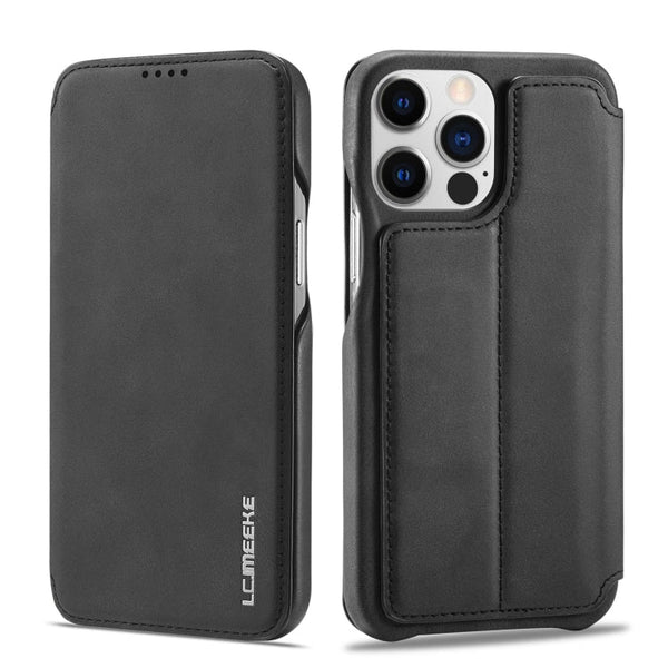 LC.IMEEKE Hon Ancient Series Flip Leather Phone Case, For iPhone 14, For iPhone 14 Plus, For iPhone 14 Pro, For iPhone 14 Pro Max