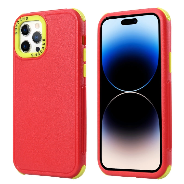 3 in 1 Four Corner Shockproof Phone Case, For iPhone 14 Pro Max, For iPhone 14 Pro