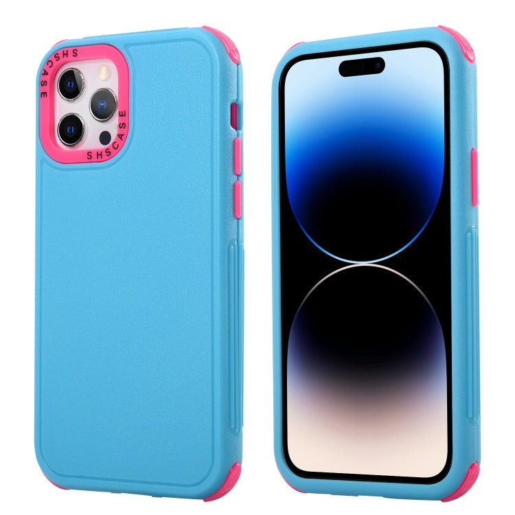 3 in 1 Four Corner Shockproof Phone Case, For iPhone 14 Pro Max, For iPhone 14 Pro