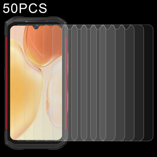 50 PCS 0.26mm 9H 2.5D Tempered Glass Film