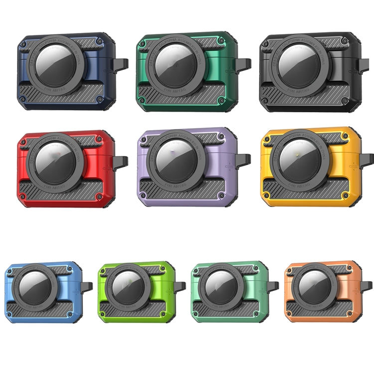 Automatic Flip Switch TPU+PC Earphone Case with AirTag