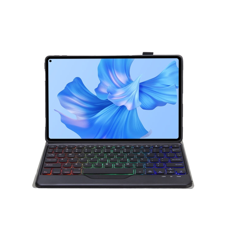 AHW12-BS Detachable Backlight Bluetooth Keyboard Tablet Leather Case