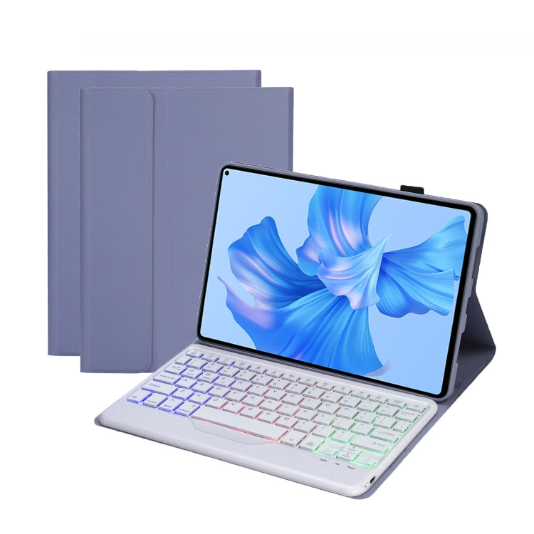 AHW12-BS Detachable Backlight Bluetooth Keyboard Tablet Leather Case
