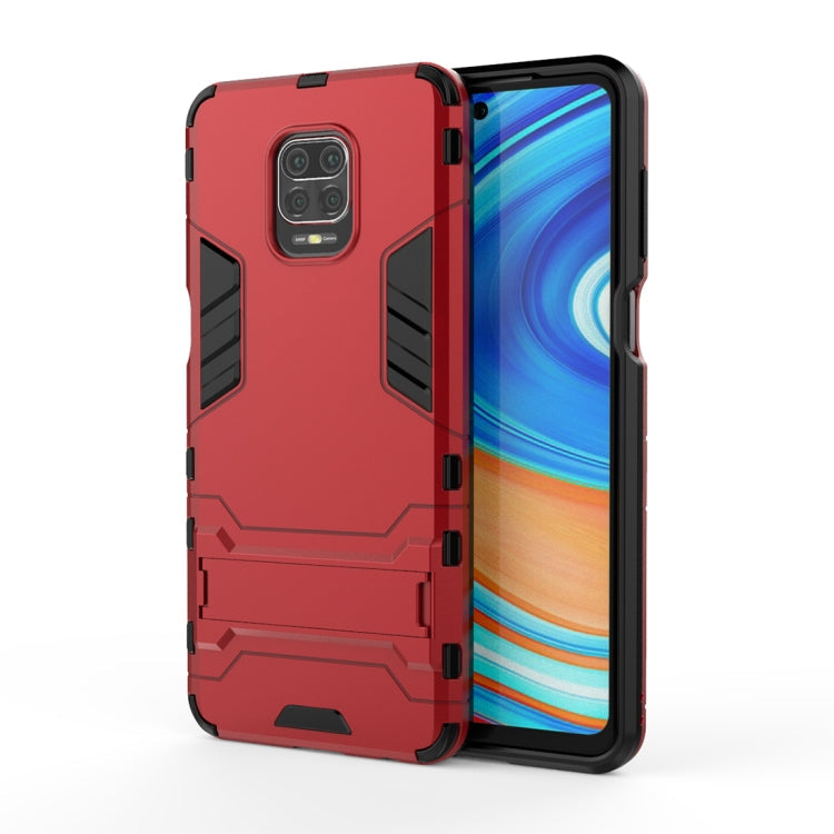 PC + TPU Shockproof Protective Case with Holder, For Xiaomi Redmi Note 9 Pro Max, For Xiaomi Redmi Note 9S