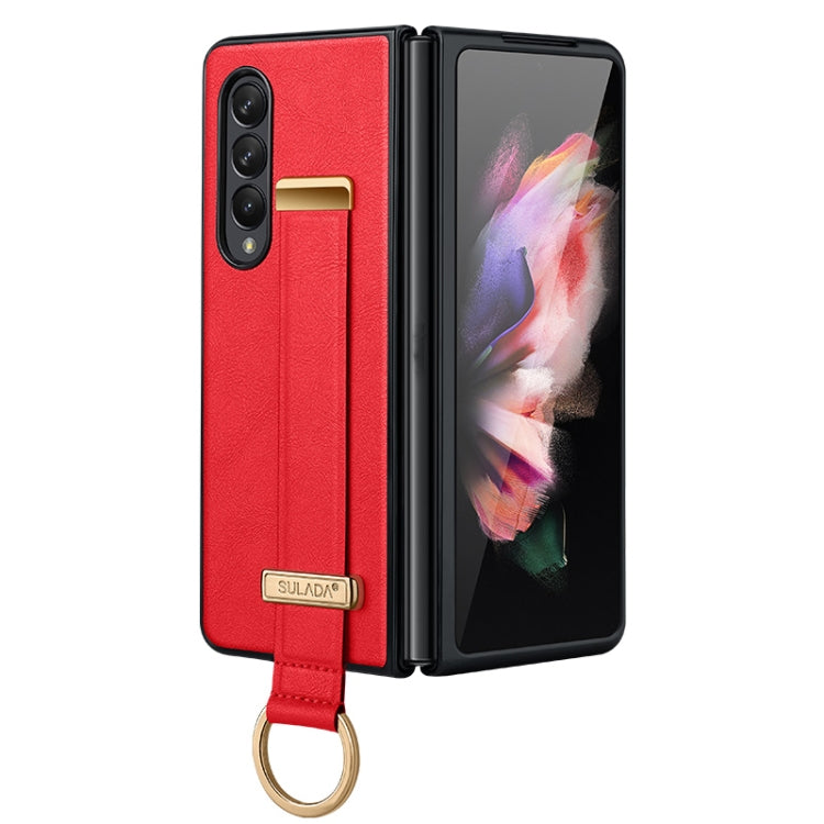 SULADA Cool Series PC + Leather Texture Skin Feel Shockproof Phone Case, For Samsung Galaxy Z Fold4, For Samsung Galaxy Z Flip4