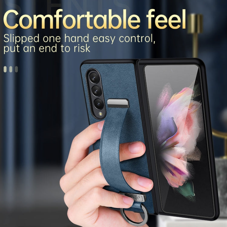 SULADA Cool Series PC + Leather Texture Skin Feel Shockproof Phone Case, For Samsung Galaxy Z Fold4, For Samsung Galaxy Z Flip4
