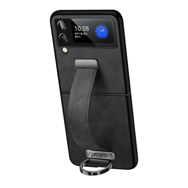 SULADA Cool Series PC + Leather Texture Skin Feel Shockproof Phone Case, For Samsung Galaxy Z Fold4, For Samsung Galaxy Z Flip4
