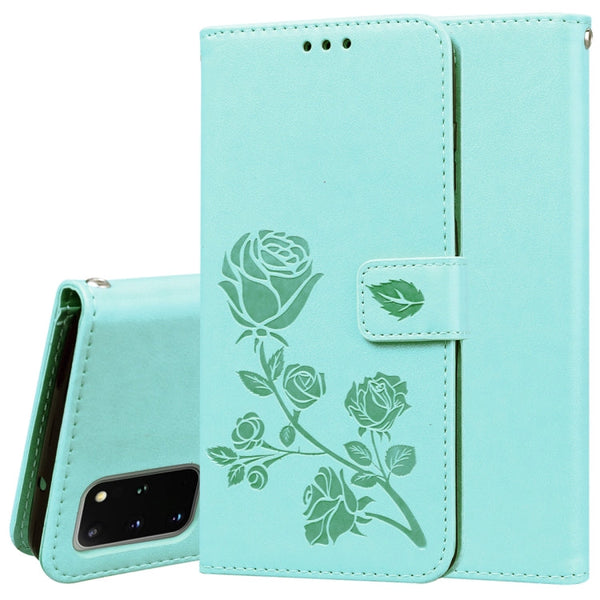 Rose Embossed Horizontal Flip PU Leather Case with Holder & Card Slots & Wallet