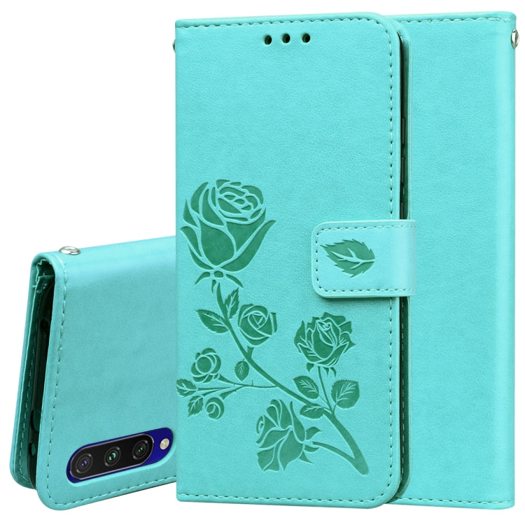 Rose Embossed Horizontal Flip PU Leather Case with Holder & Card Slots & Wallet