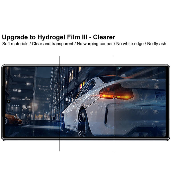 1 Sets imak Curved Full Screen Hydrogel Film (Outer Screen + Back + Inner Screen)