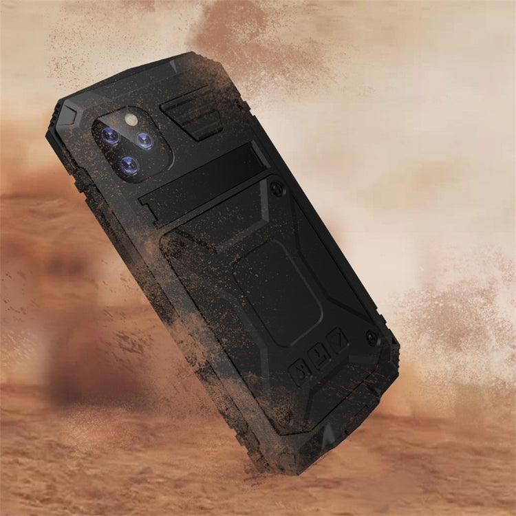 Shockproof Waterproof Dust-proof Metal + Silicone Protective Case with Holder, For iPhone 11, For iPhone 11 Pro, For iPhone 11 Pro Max, For iPhone XS Max, For Galaxy S20 Ultra