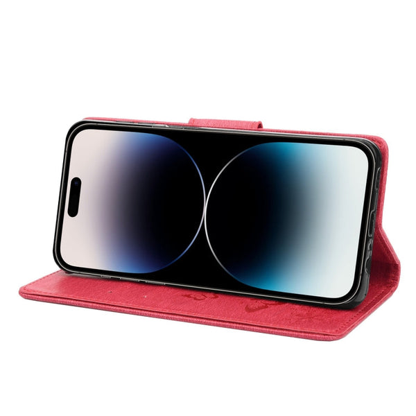 Butterfly Embossed Horizontal Flip Leather Phone Case, For iPhone 14 Pro Max