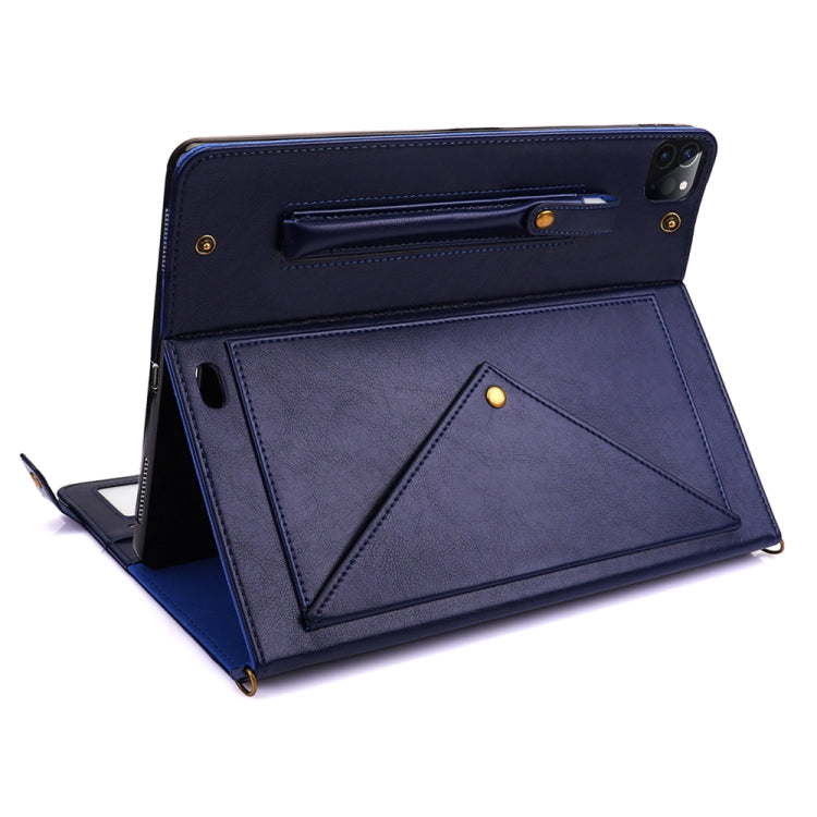 Envelope Horizontal Flip PU Leather Case with Card Slots & Pen Slots & Holder & Wallet & Photo Frame & Shoulder Strap, For iPad Pro 11 2021 / 2020